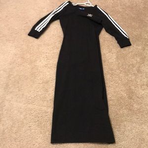Adidas cotton stretche long dress xs